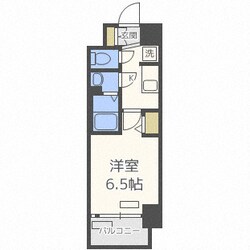 プレサンスOSAKA DOMECITYスクエアの物件間取画像